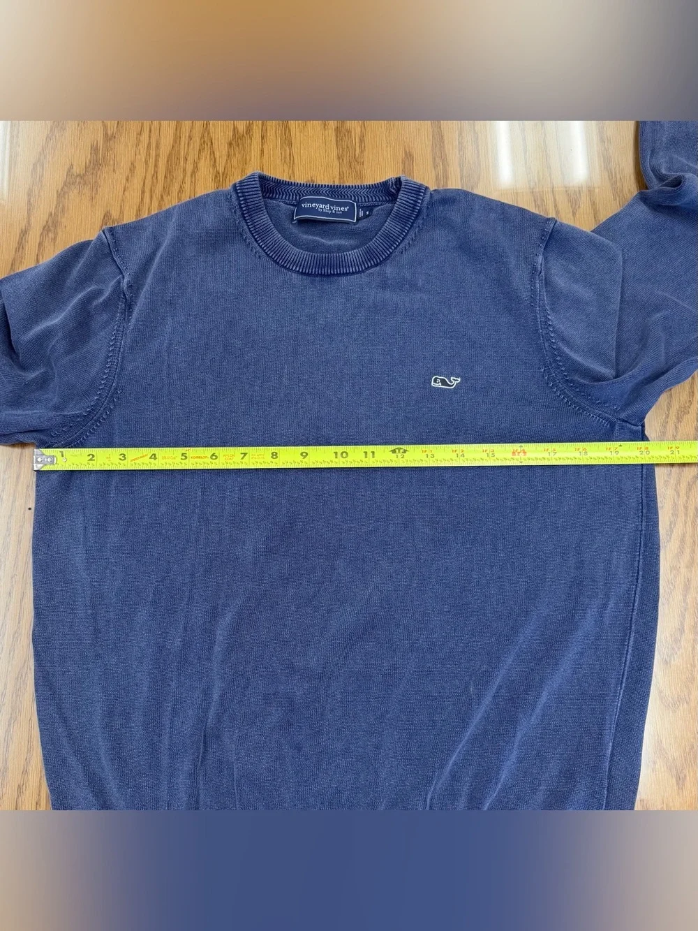 Lot Of 2 Vineyard Vines Lightweight Cotton Sweater Preppy Blue UNC S - 20 x 25